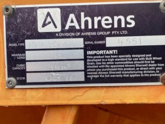 2011 Sherwell 34MT Field Bin