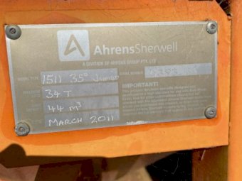 2011 Sherwell 34MT Field Bin With Auger