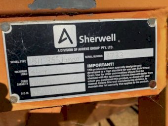 2008 Sherwell 34MT Field Bin With Auger