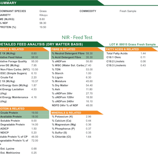 Kikuyu/Pasture Haylage/Silage 4x4 Round Bales
