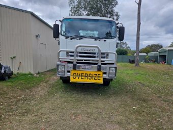 2013 Isuzu FXZ with New Hiab Crane Truck