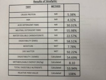 160mt Oaten Hay 620kg 8x4x3 Bales