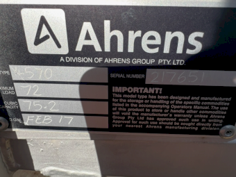 2017 Ahrens Fert Silo