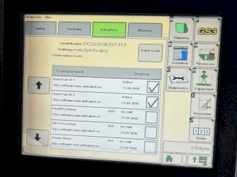 John Deere GS3 2630 GPS Screen