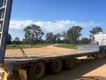 Krueger 45 ft drop Deck with Ramps