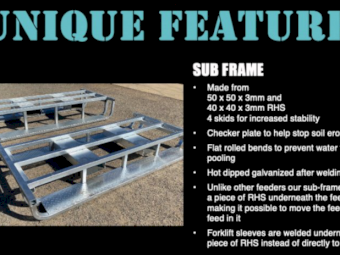 Universal Sheep Feeders | Large 4200L |