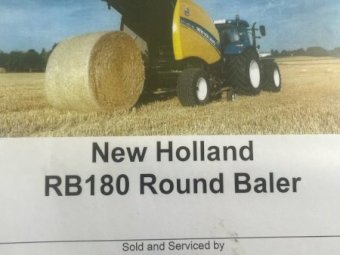 2014 New Holland Roll-Belt 180 Super feed Baler