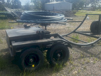 Tank and Poly Pipe Trailer