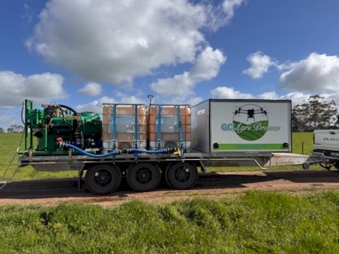 2023 Drone Trailer River City Trailers Gold Acres Batchmate