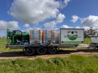 2023 Drone Trailer River City Trailers Gold Acres Batchmate