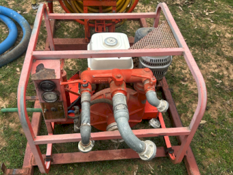 2000L Water Tank With Honda Pump and Accessories