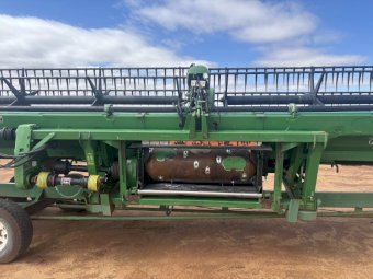 2014 John Deere S670 Header with 640D Front and Trailer