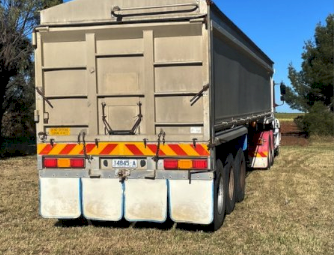 1987 Lusty 36' x 6' Aluminium Tipper Trailer