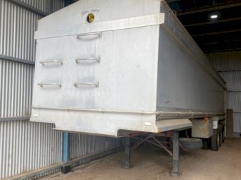 1987 Lusty 36' x 6' Aluminium Tipper Trailer