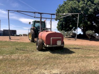 Serafin 2 row Vineyard Herbicide Sprayer