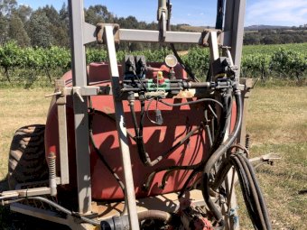Serafin 2 row Vineyard Herbicide Sprayer