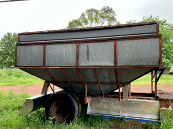 10 tonne Lick Feeder Converted Chaser Bin