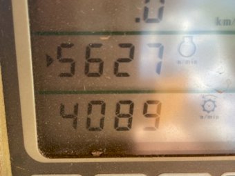 2003 John Deere 9650 STS Header with 936 Draper Front