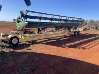 2003 John Deere 9650 STS Header with 936 Draper Front