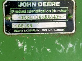 John Deere 9600 Header with 930 D Front