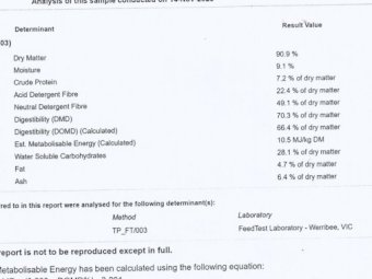 25' Season Oaten Hay in Round Bales