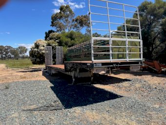 2005 Barker Drop Deck Trailer
