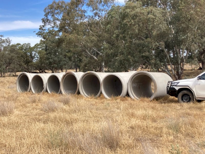 7 X Concrete Culvert Pipes
