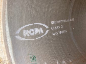 7 X Concrete Culvert Pipes