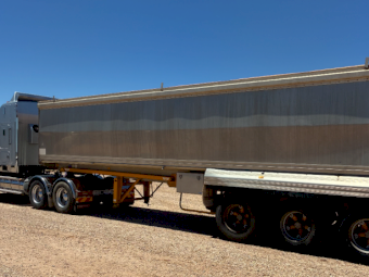 2004 Tefco 34ft x 6ft TOA Tipper Trailer