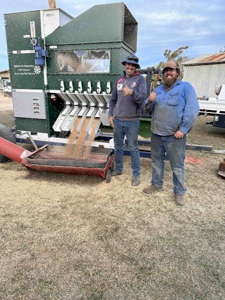 50 tonne Grain Cleaner with Precision Feed