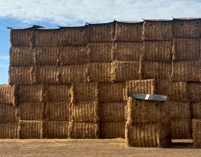 28mt Vetch Hay 650-675kg 8x4x3 Bales