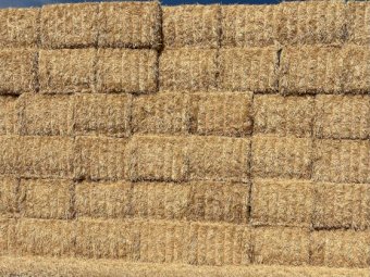 200mt Wheaten Straw 500kg 8x4x3 Bales