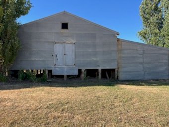 Shearing Shed with Implements