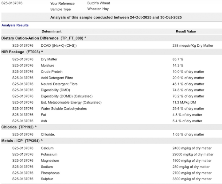 200mt Wheaten Hay 700kg 8x4x3 Bales