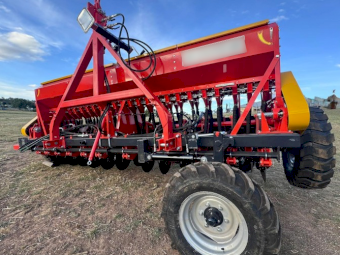 NUFARM Red Earth Seeder 24 Row Double Disc Seeder