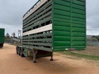 2007 Dickinson B-Double Stock Crate Trailer