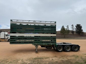 2007 Dickinson B-Double Stock Crate Trailer