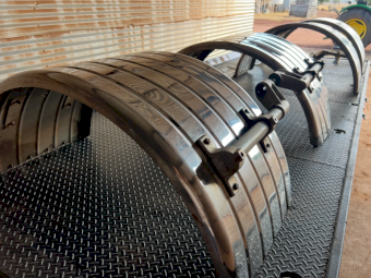 4 x Chrome Mudguards with Brackets