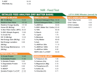 200mt Wheaten Hay 600-650kg 8x4x3 Bales
