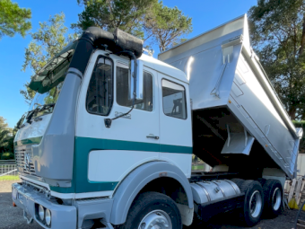 1984 Mercedes-Benz 2232 Tipper With Pig Trailer