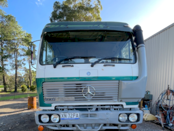 1984 Mercedes-Benz 2232 Tipper With Pig Trailer