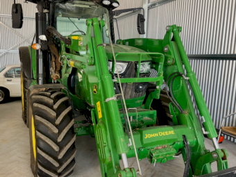 2023 John Deere 6125M Tractor with 623R Loader