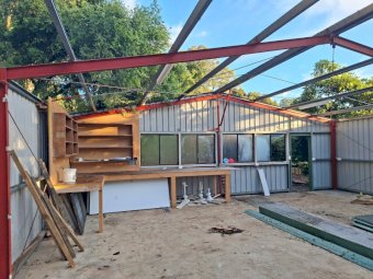 Double Garage / Shed 30ft wide x 30ft x 10ft high