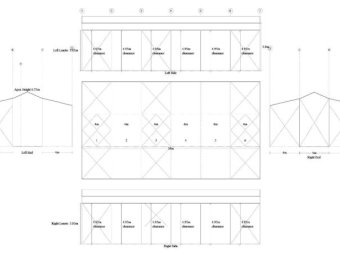 12m x 24m Double Storey Shed with mezzanine