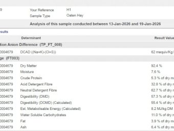 25/26 Season Oaten Hay