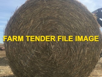 50mt Barley Straw 250kg 5x4 Round Bales