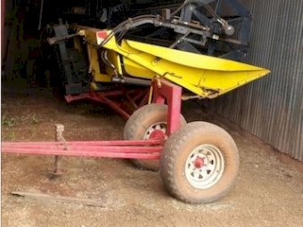CASE 2388 Rice Special 4WD Header For Sale with 21FT  Honey Bee Draper Front & Corn Front