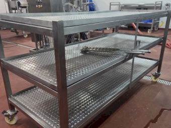 Variety of Stainless Steel Tables x 7