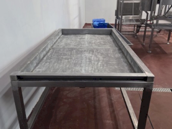 Stainless Steel Table with Wheels