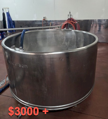2 x Stainless Steel Pots